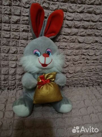 Мягкая игрушка поющий заяц