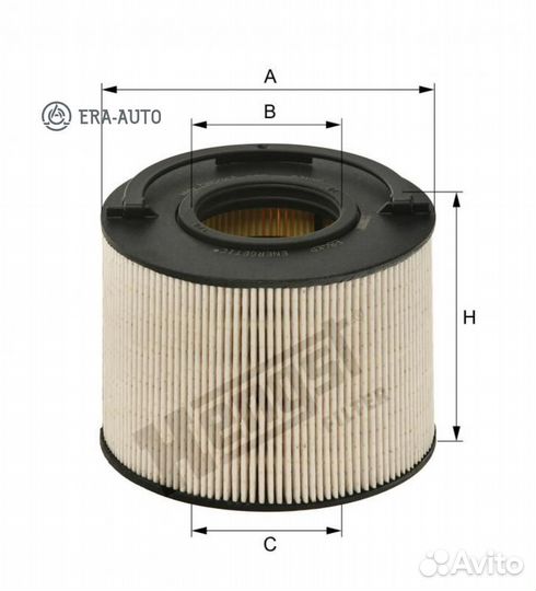 Hengst filter E84KP D148 Фильтр топл.VW touareg/porshe cayenne/audi Q7 3.0-4.2 TDI 2005