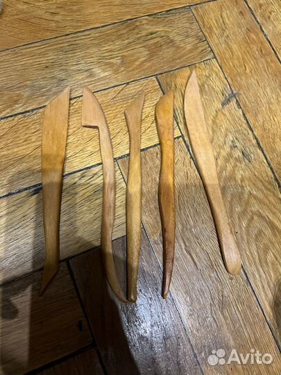 Набор деревянных стеков «Сонет», 5 штук, 20 см