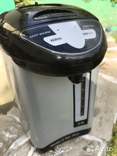 Термопот с помпой. На 3л