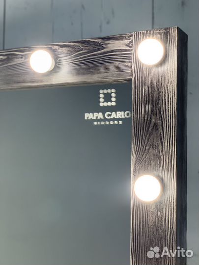 Гримерное зеркало с лампочками ростовое