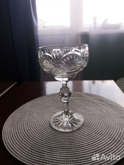 Ваза для фруктов. Хрусталь