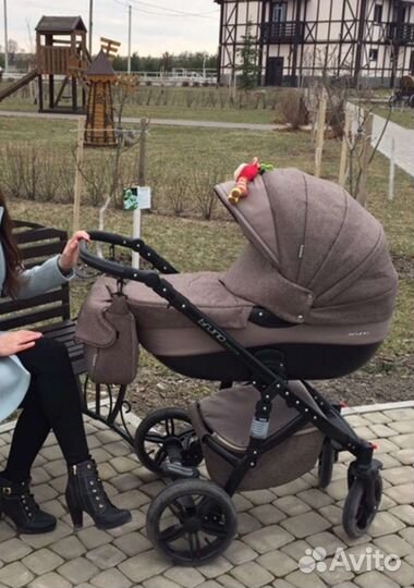 Коляска 2 в 1 Riko brano natural