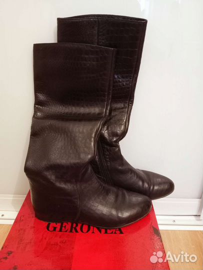 Сапоги кожаные женские 37 размер