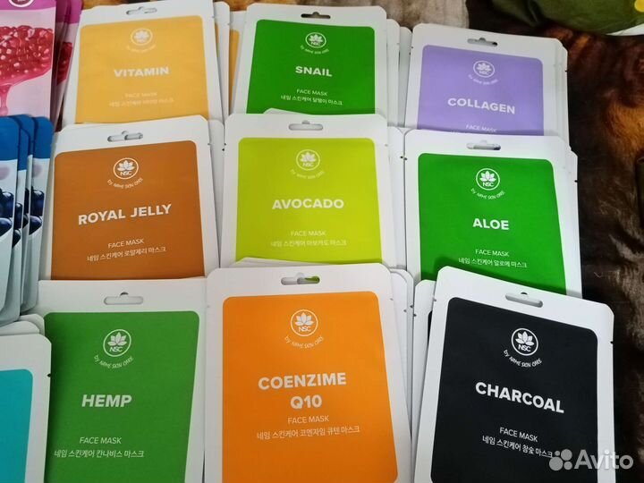 Тканевые маски для лица