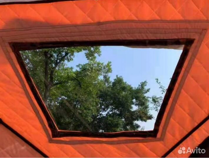 Утепленная трёхслойная Зимняя палатка 2017