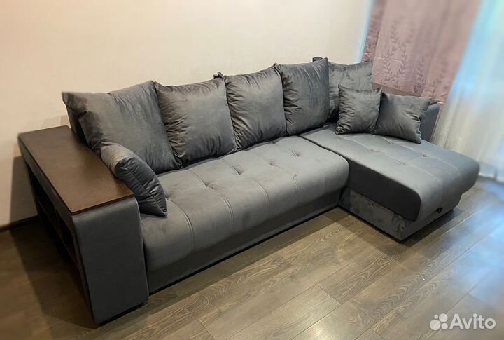 Диван угловой с пружинным блоком Дубай