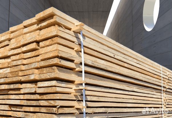 Доска сухая обрезная 40х100х6000