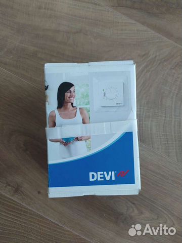 Терморегулятор Devireg 530 с датчиком пола, белый