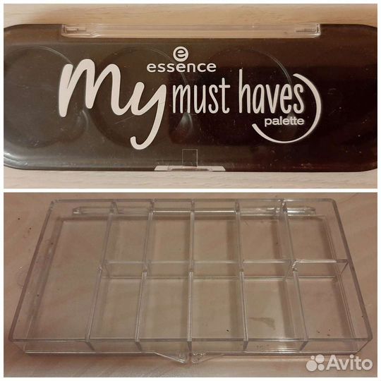 Бокс для типсов и палетка для теней