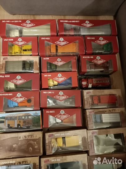 Коллекция грузовиков, модели 1:43