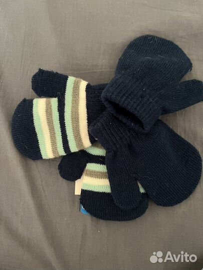 Варежки для мальчика 1 год осенние новые