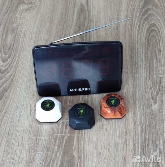 Кнопки вызова официанта модель Бургер и табло