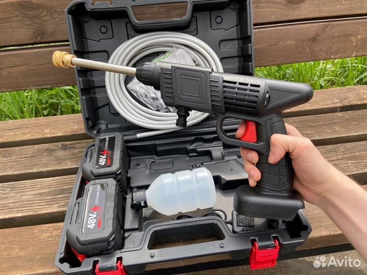 Автомойка с 2мя аккумуляторами