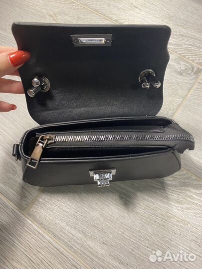 Женская мини сумочка черного цвета