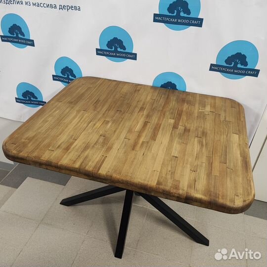 Стол лофт из массива лиственницы