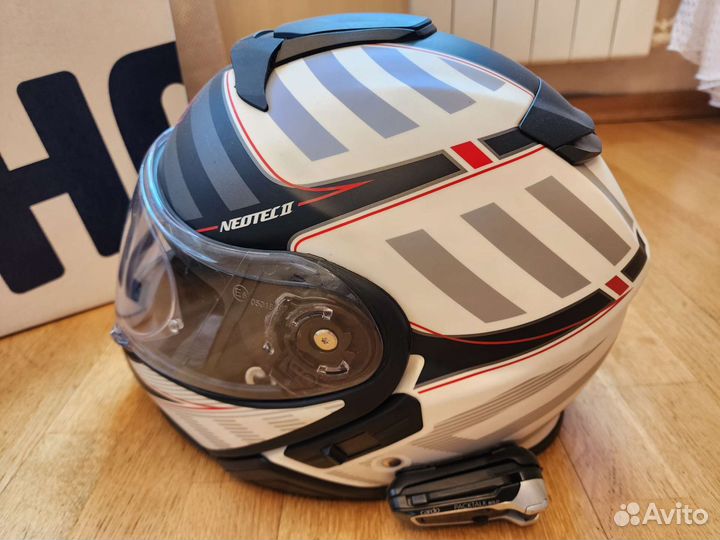 Мотошлем shoei Neotec II с подготовкой к гарнитуре
