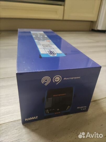 Модель KAMAZ электробус Мосгортранс 1:43