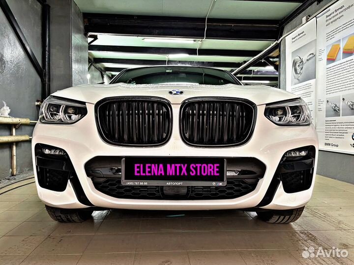 Решетка радиатора BMW X3 G01 карбон