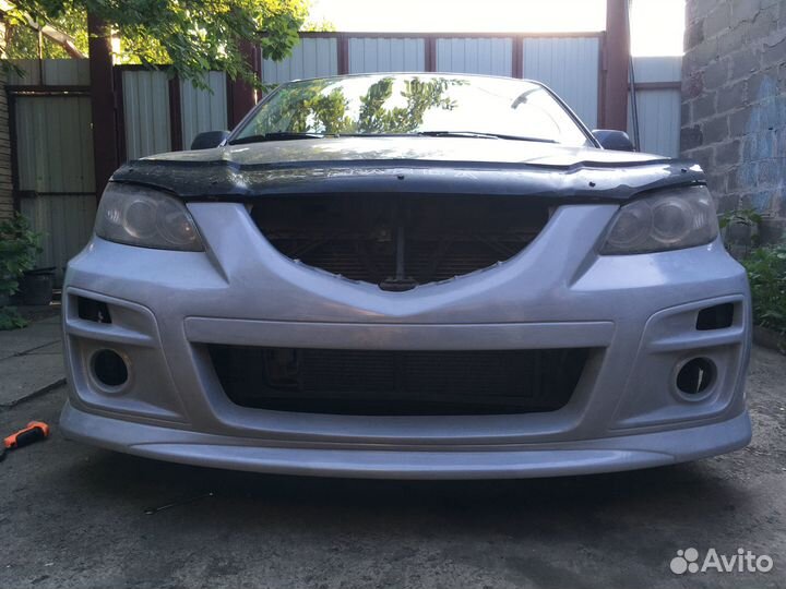 Бампер передний мазда 3