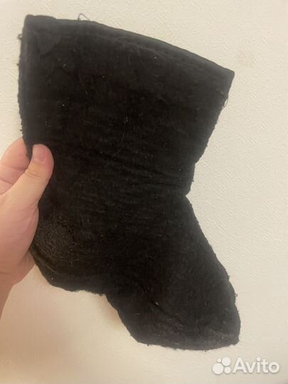 Резиновые сапоги с теплым носком внутри