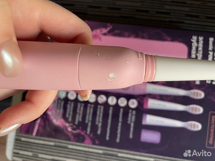 Электрическая зубная щетка Pecham pink pc-082