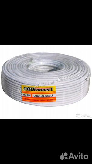 Кабель телевизионный RG 6 на метраж