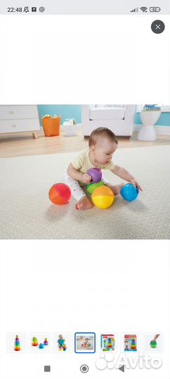 Пирамидка Fisher price и развивающие игрушки