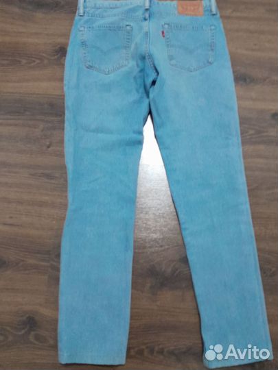 Джинсы мужские levis 511 размер 33 34