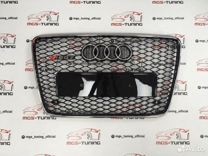 Решётка на Audi Q7 06-15гг. RSQ7 дизайн 1
