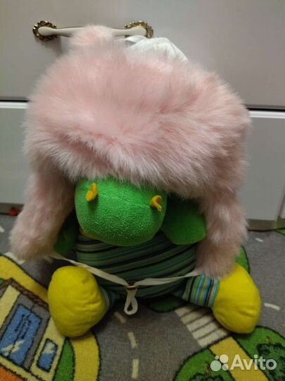 Шапка ушанка зимняя для девочки