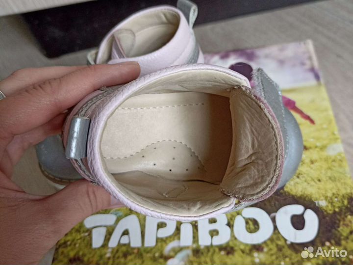 Детские кожаные ботинки для девочки Tapiboo р 20