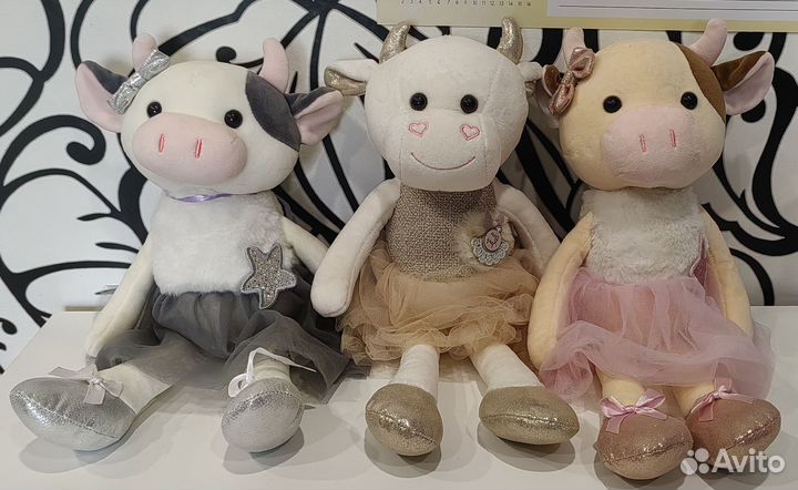 Мягкие игрушки Корова / Коровка балеринка