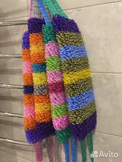 Мочалка ручной работы