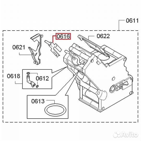 Дренажный клапан для кофемашины Bosch (Бош), Sieme