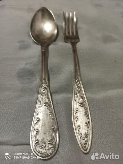 Ложки, вилки мельхиор старые СССР