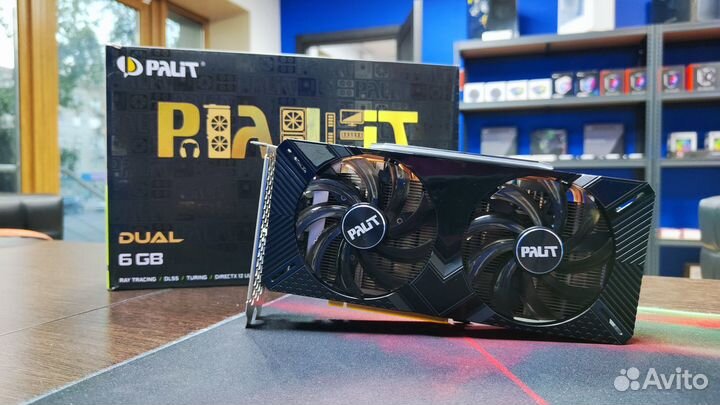 Видеокарта Palit RTX 2060 Dual 6 Gb Гарантия