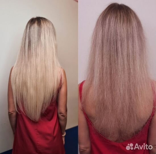 Безопасное наращивание волос