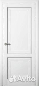 Межкомнатная дверь Прадо, глухая, белый 800x2000