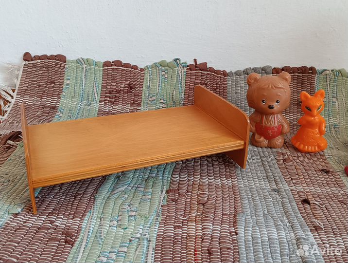 Игрушки СССР Кукольная кроватка Мишка и другие