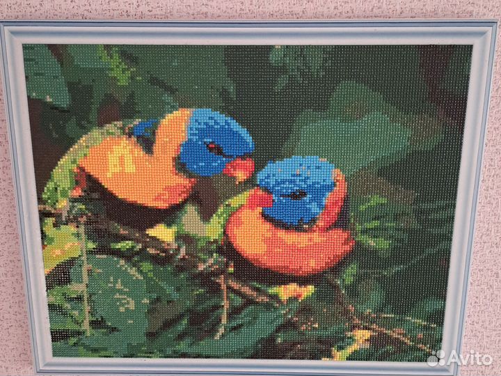 Картины по номерам раскрашенная
