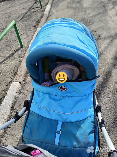 Детская коляска 2 в 1 бу