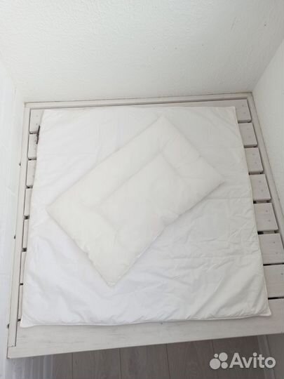 Комплект одеяло и подушка для новорожденного