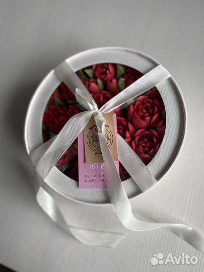 Подарок на праздник. Букет из зефира. Зефир