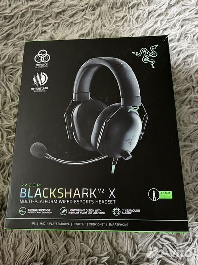Игровые наушники razer blackshark v2 х