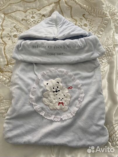 Конверт на выписку для мальчика осень