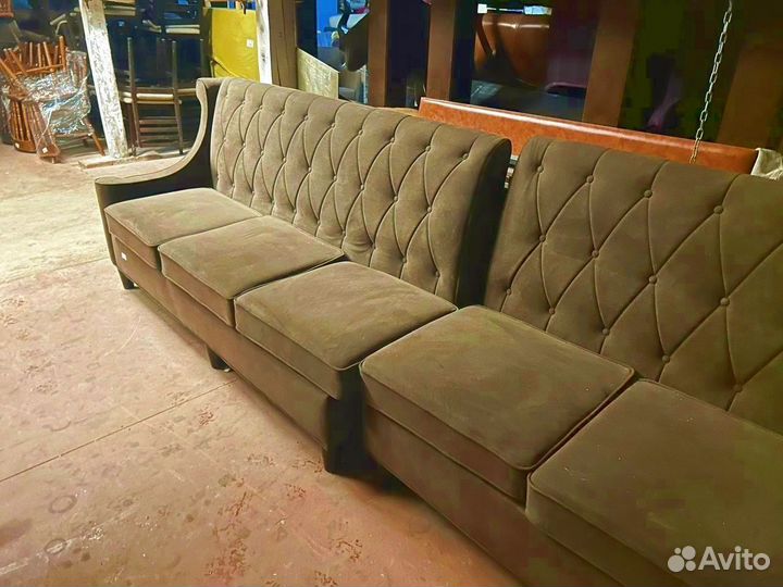 Диван модульный велюр