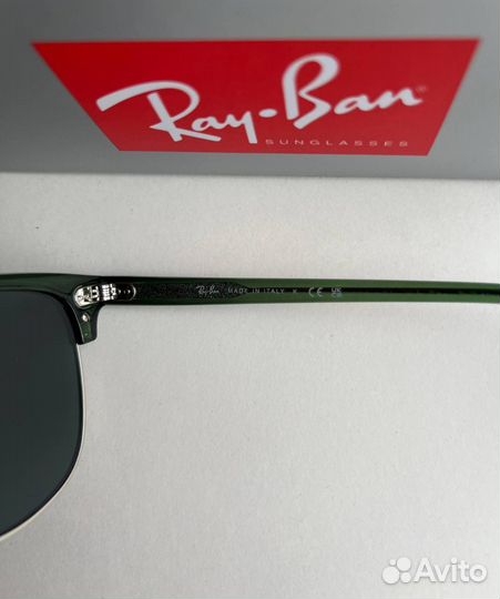 Очки Ray Ban Clubmaster зеленые