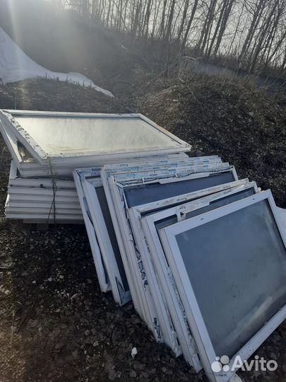 Пластивые окна б/у