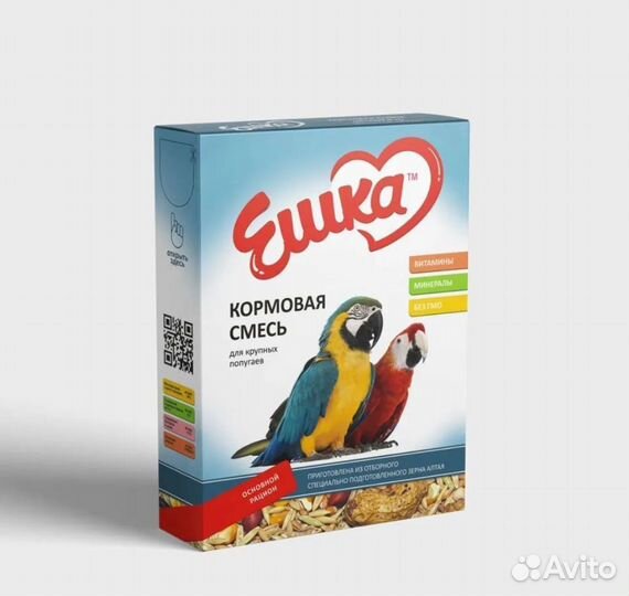 Корм для попугаев от производителя